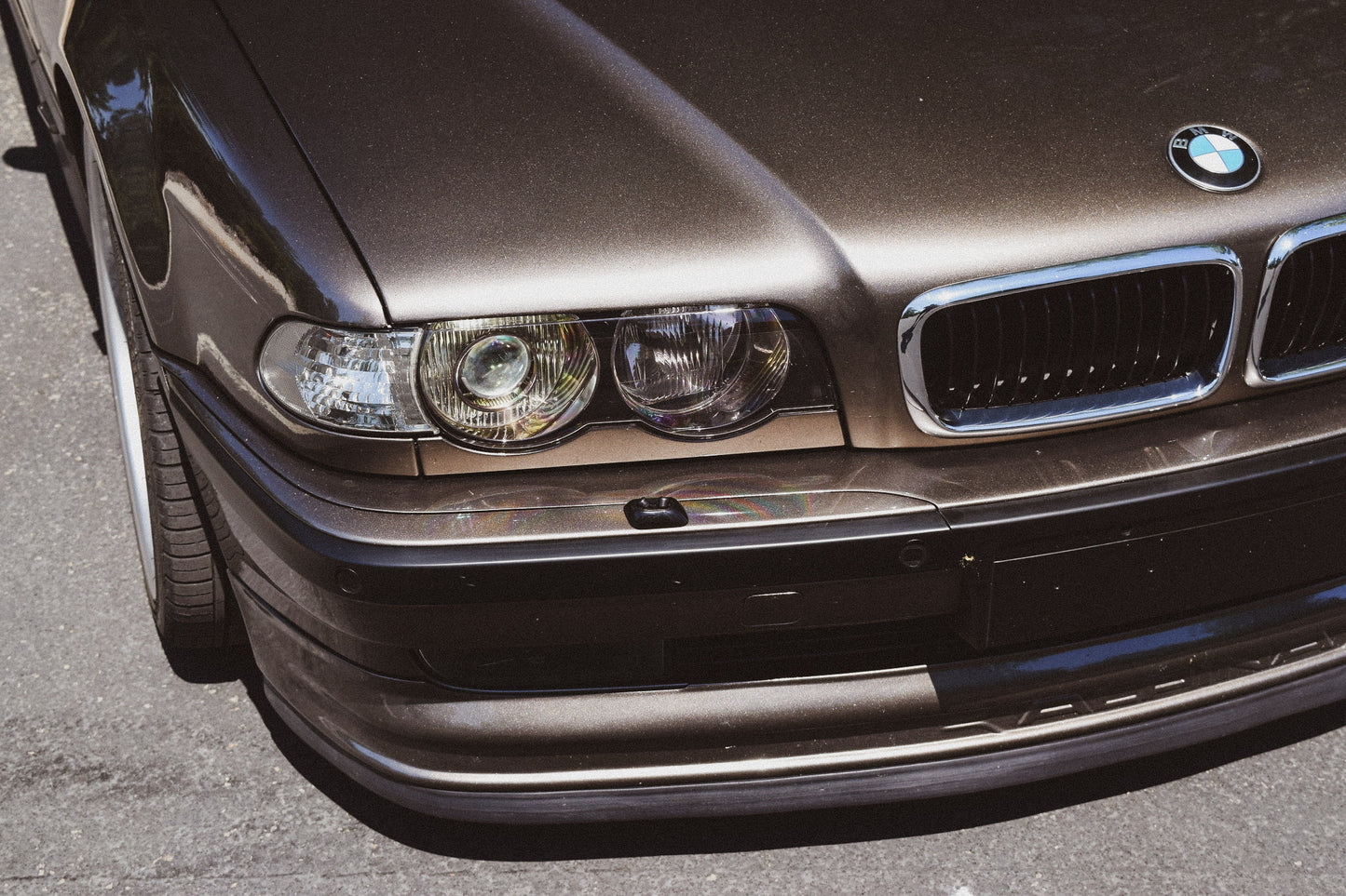 BMW E38 clear euro turn signals w/bulbs 99-01 facelift only