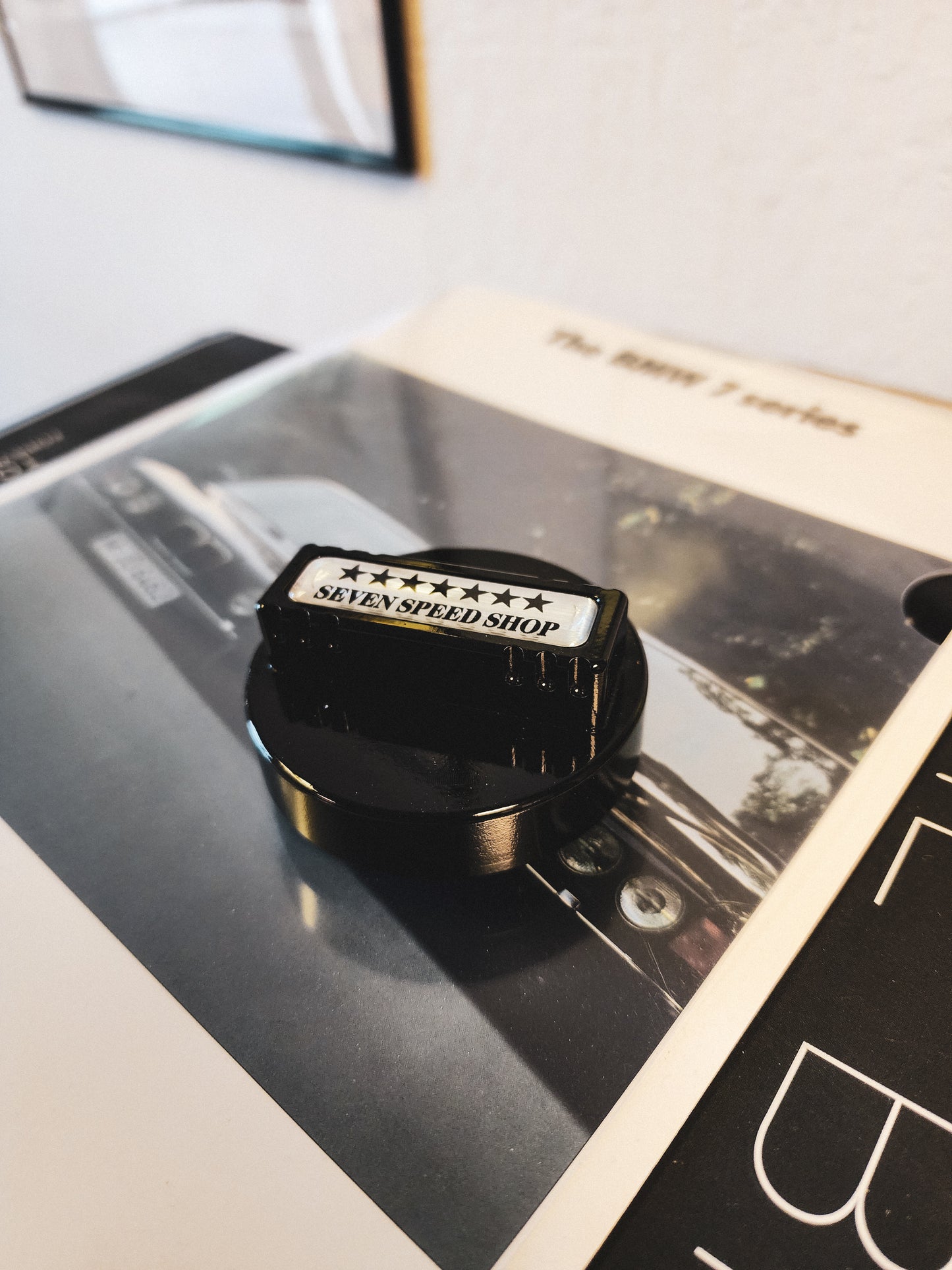 7 Speed Shop Performance Billet BMW oil cap E30 E23 E24 E28 E32 E34