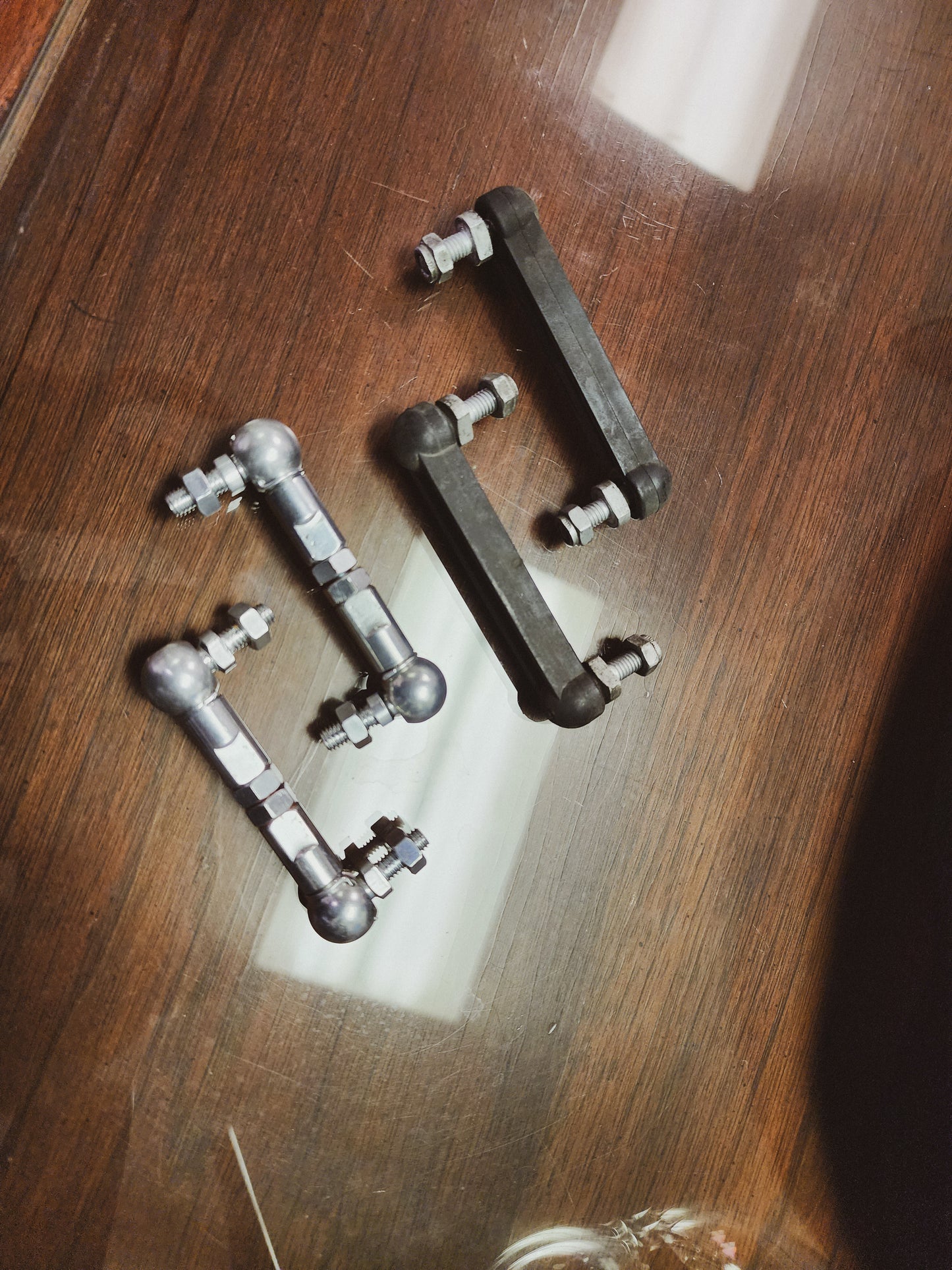 BMW F01 F02 rear adjustable air suspension lowering link
