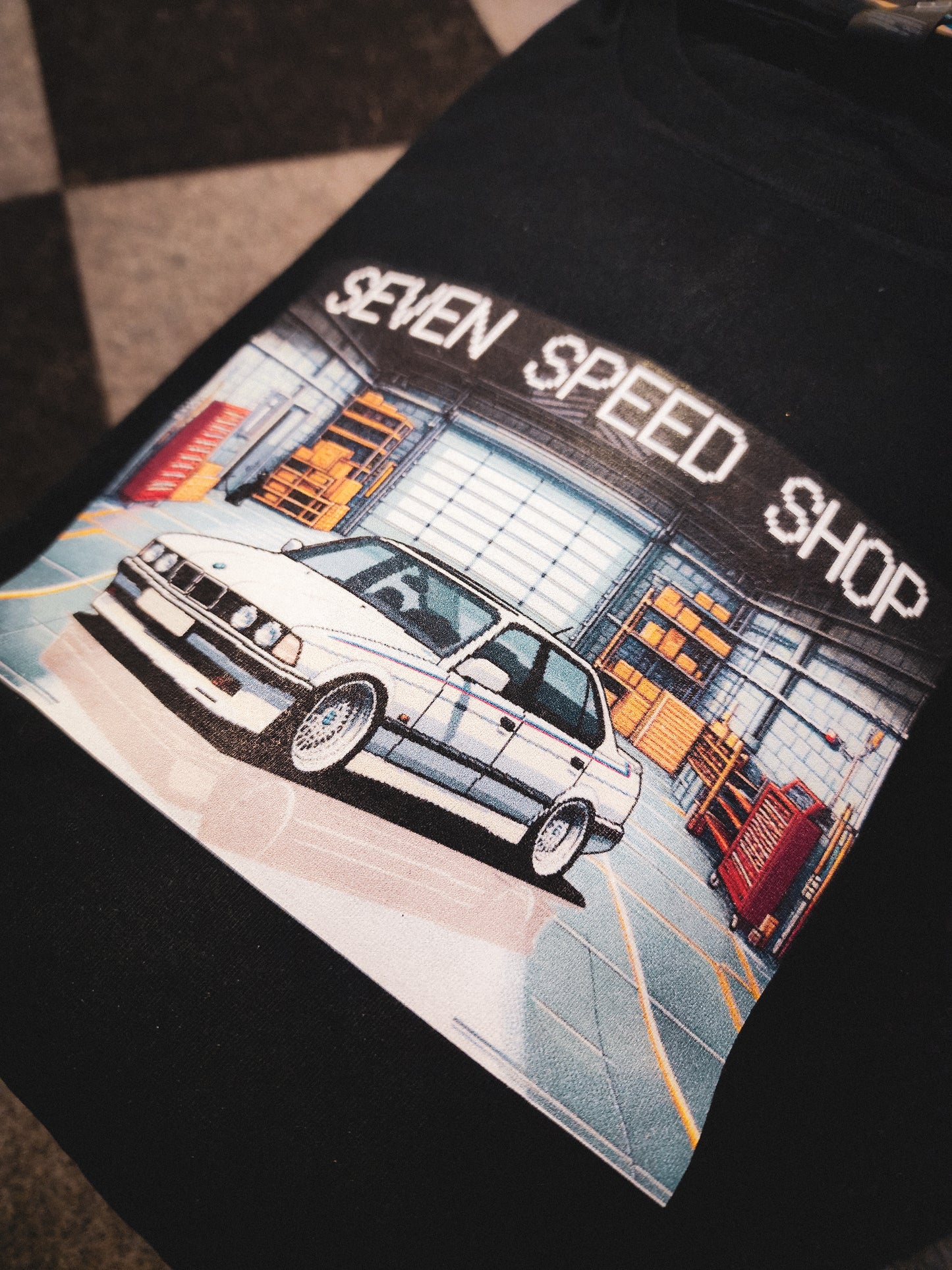 BMW E32 7 series pixel shirt
