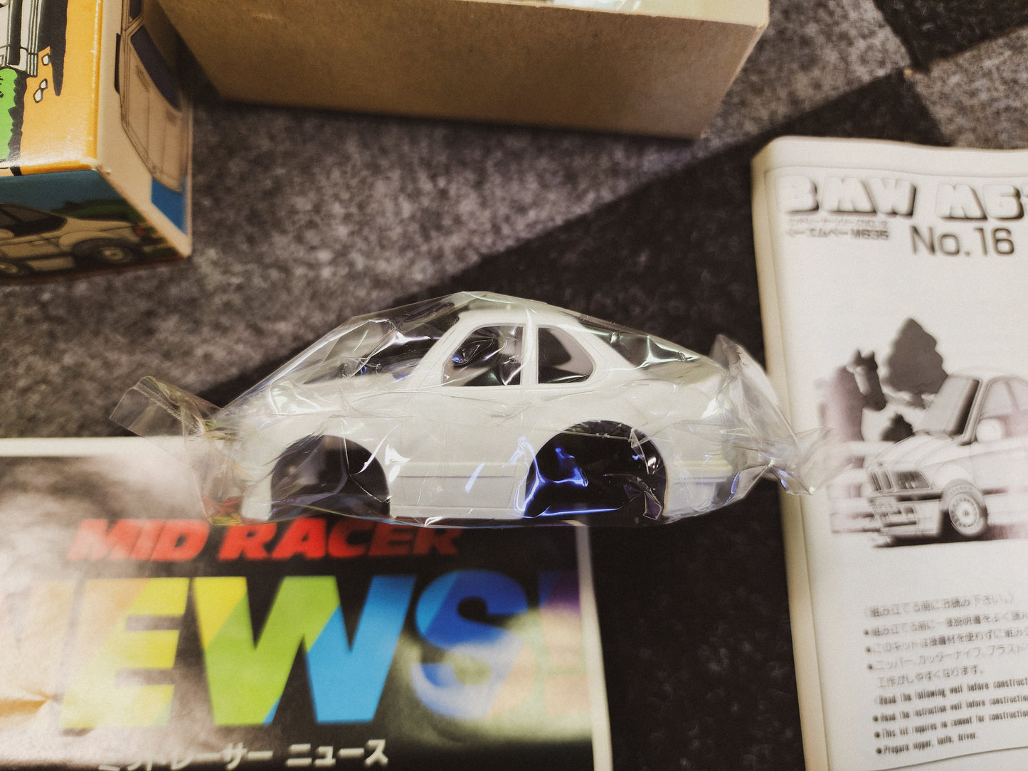 Bmw E24 635csi Mitsuwa model m635 cartoon style scale model