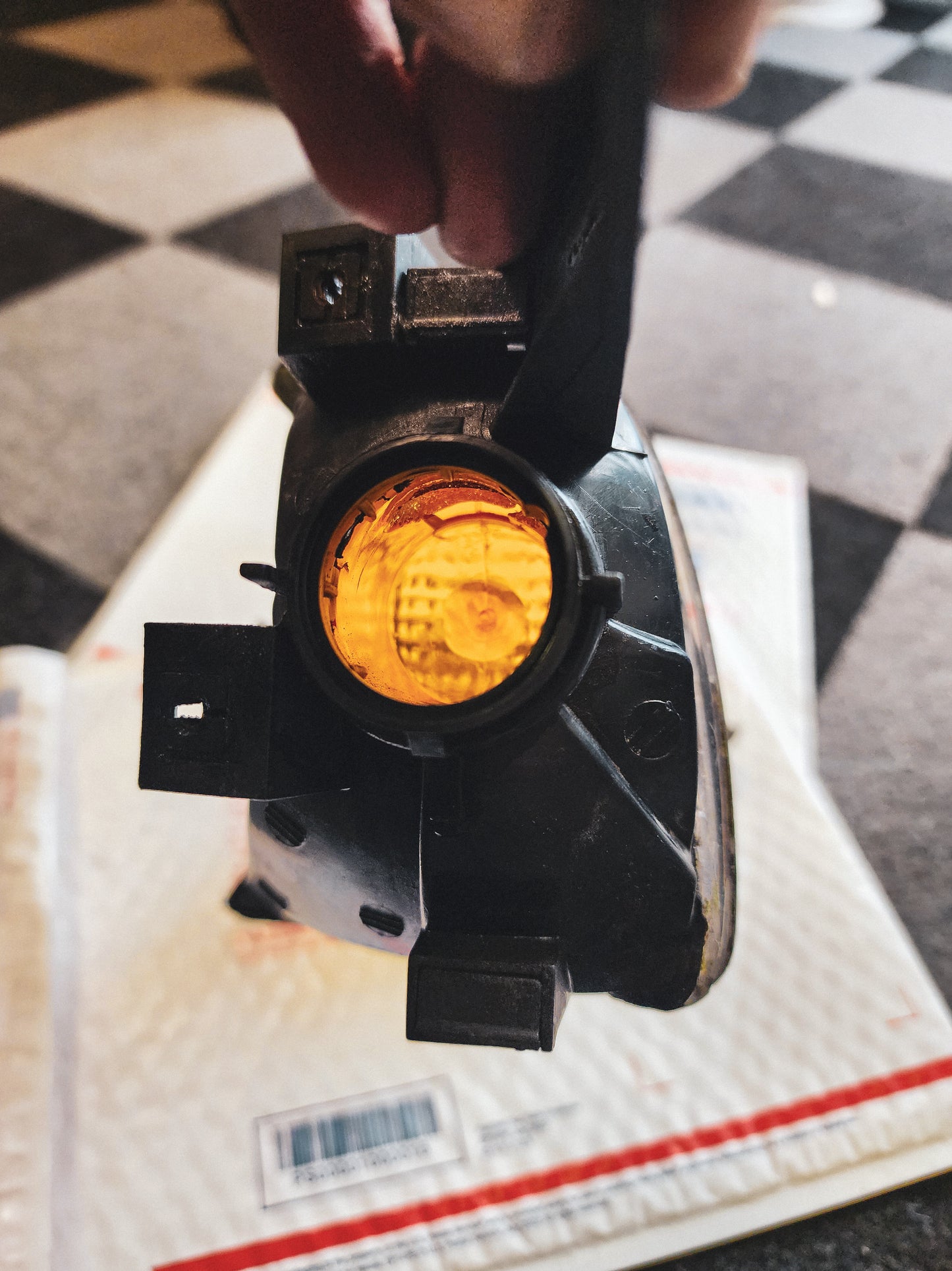 E34 In-pro Inpro light smoke with amber insert corner turn signal lights