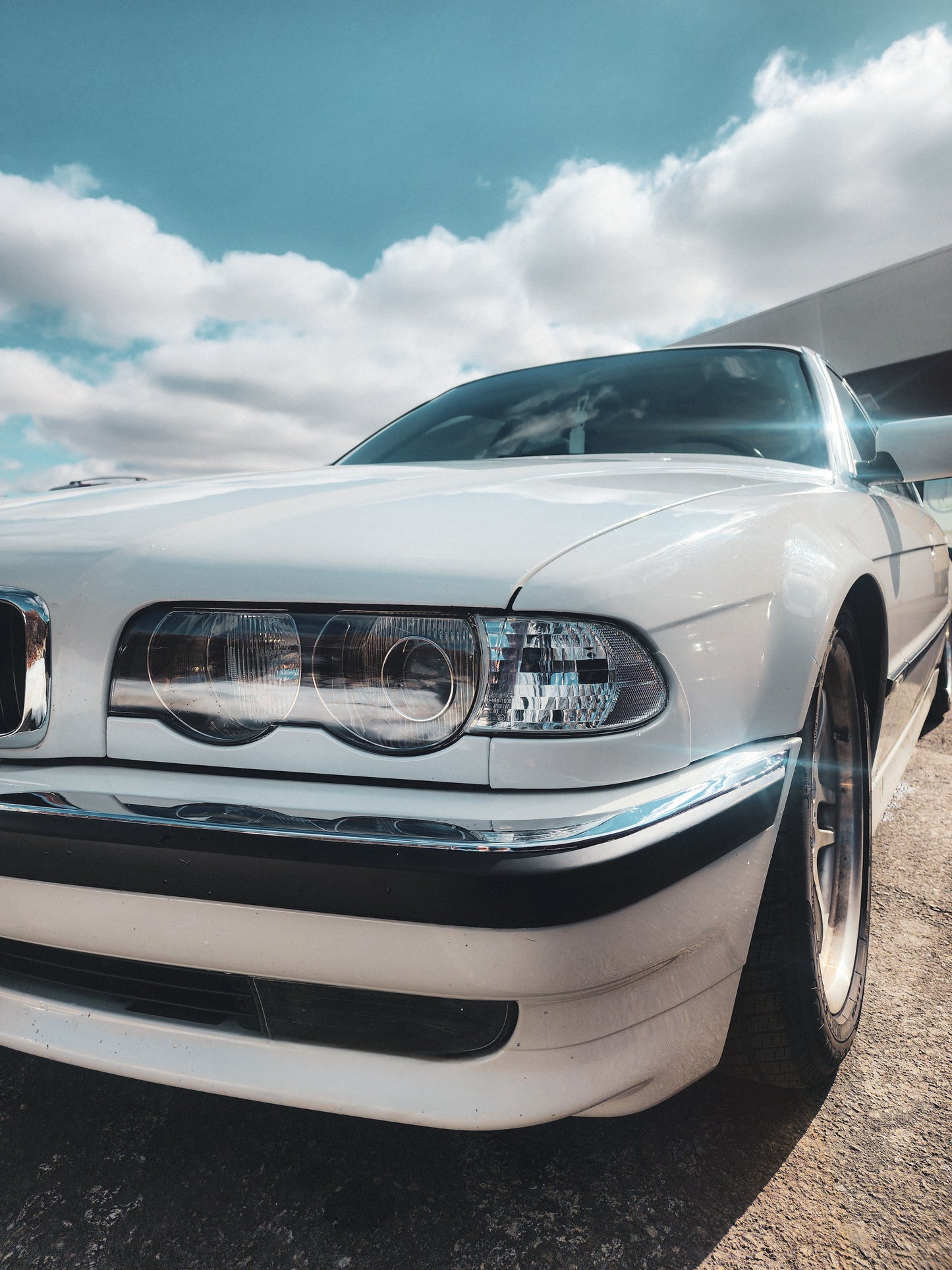 Bmw E38 headlight conversion late model turn signal fender adapters for 95-98.