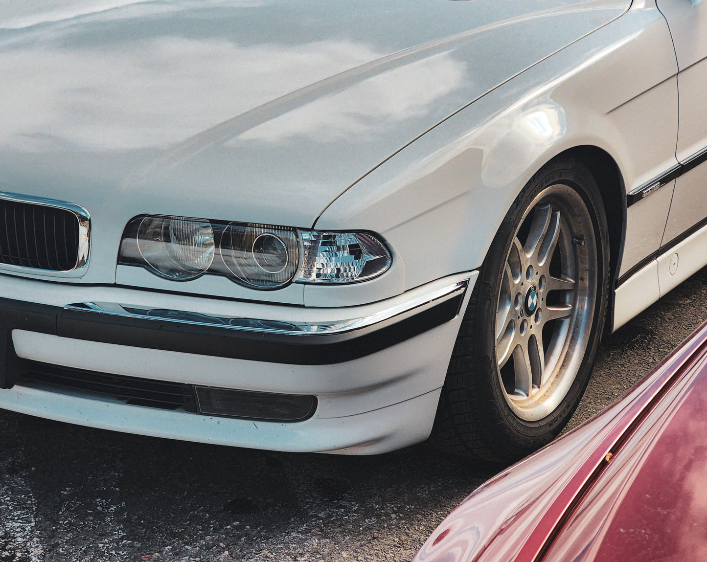Bmw E38 headlight conversion late model turn signal fender adapters for 95-98.