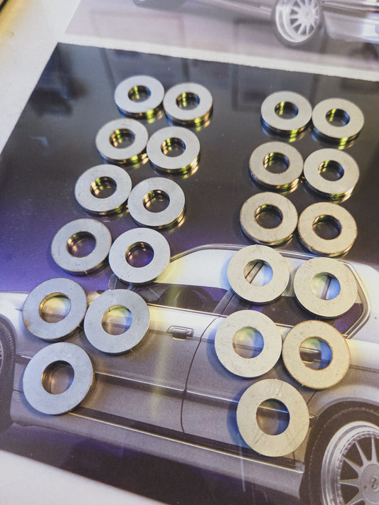 M60 M62 SS304 2x thick Valve cover grommet washers for warped valve covers.