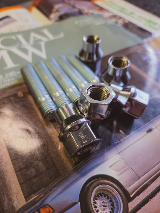 7 speed shop extended reach lug nut and stud kit 57mm