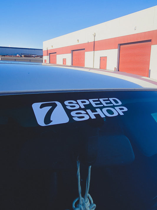 7 speed shop 2026 decal