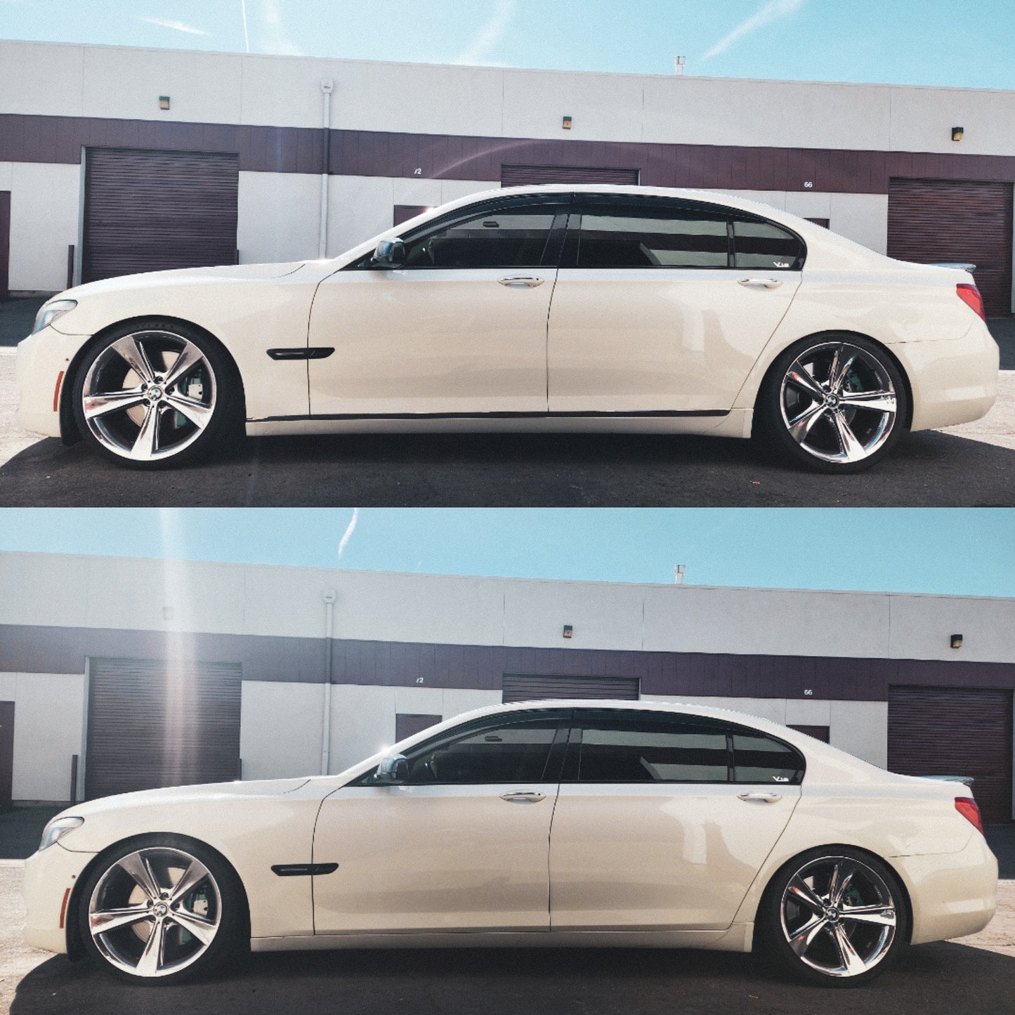 BMW F02 VIP lower door chrome molding 740li 750li 760li 7 speed shop