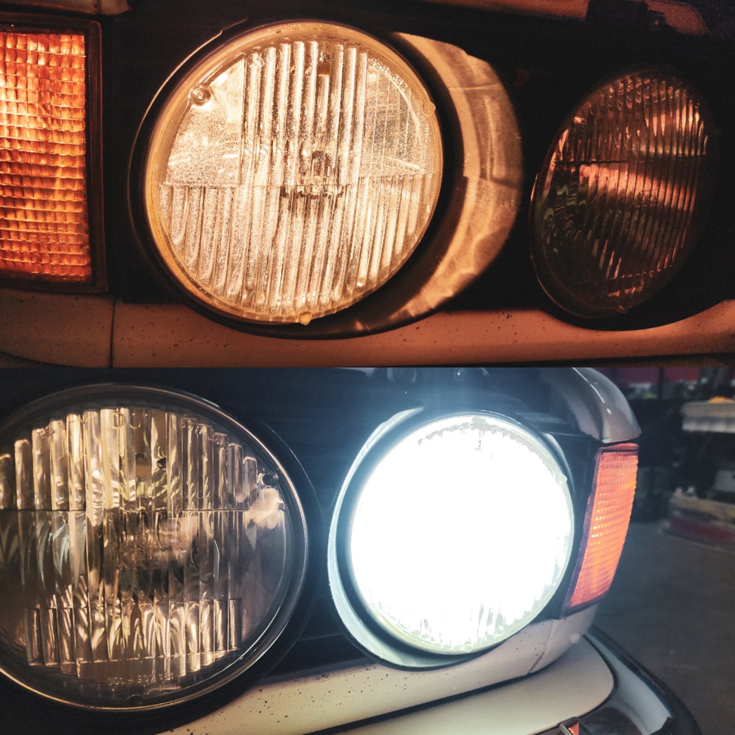 Bmw E38 HID headlight conversion kit for US spec 740i 740il