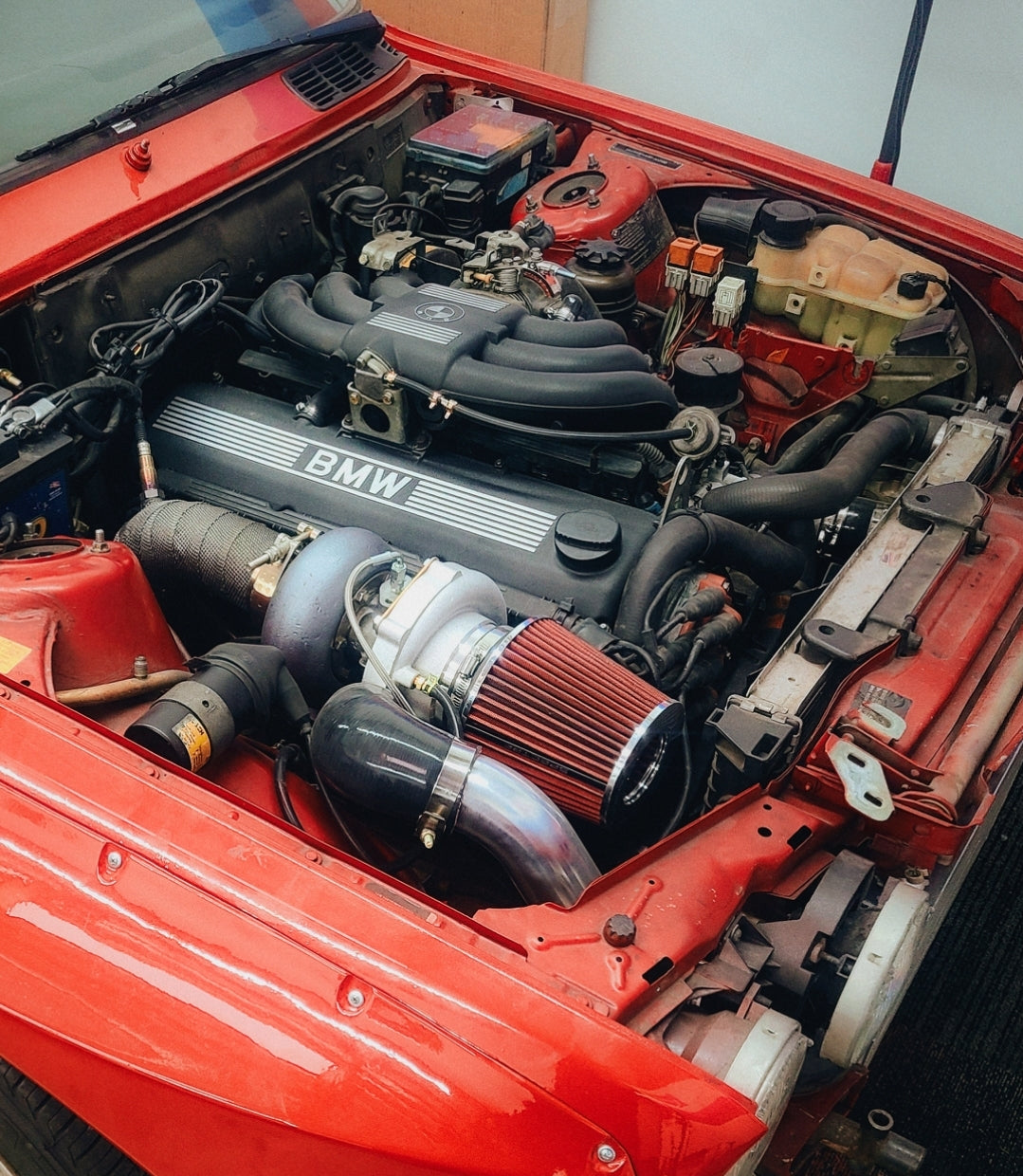 BMW E30 M20 325i Kamotors Canyon Crusher Turbo kit w/o ECU