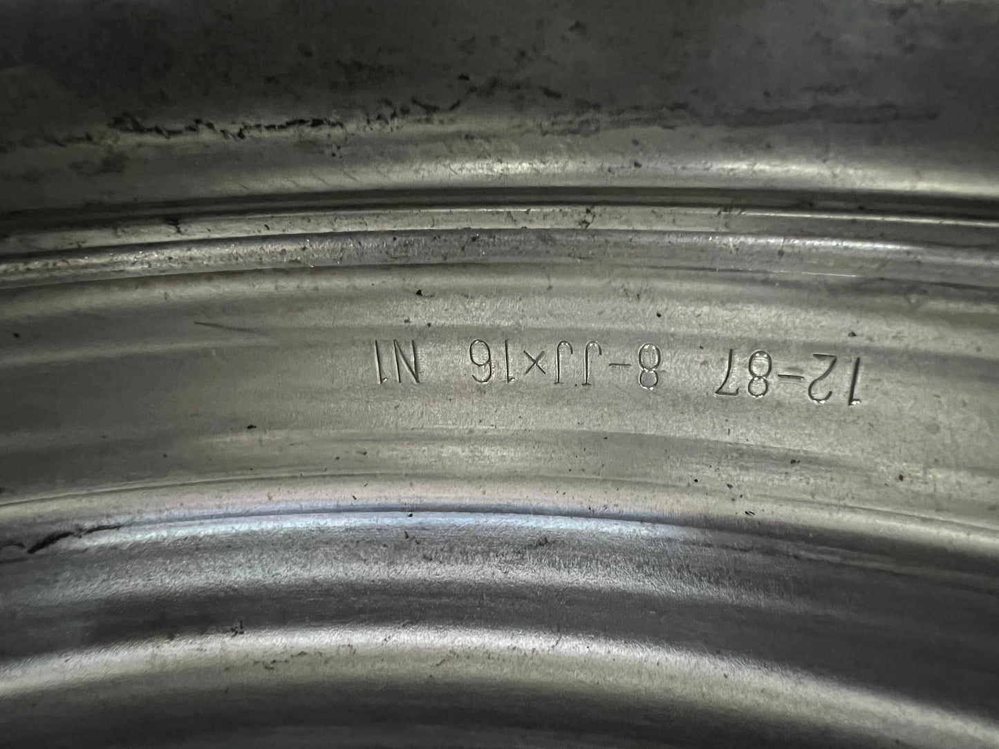 5x120 Riken Japan 16x8 fin wheels w/ tires