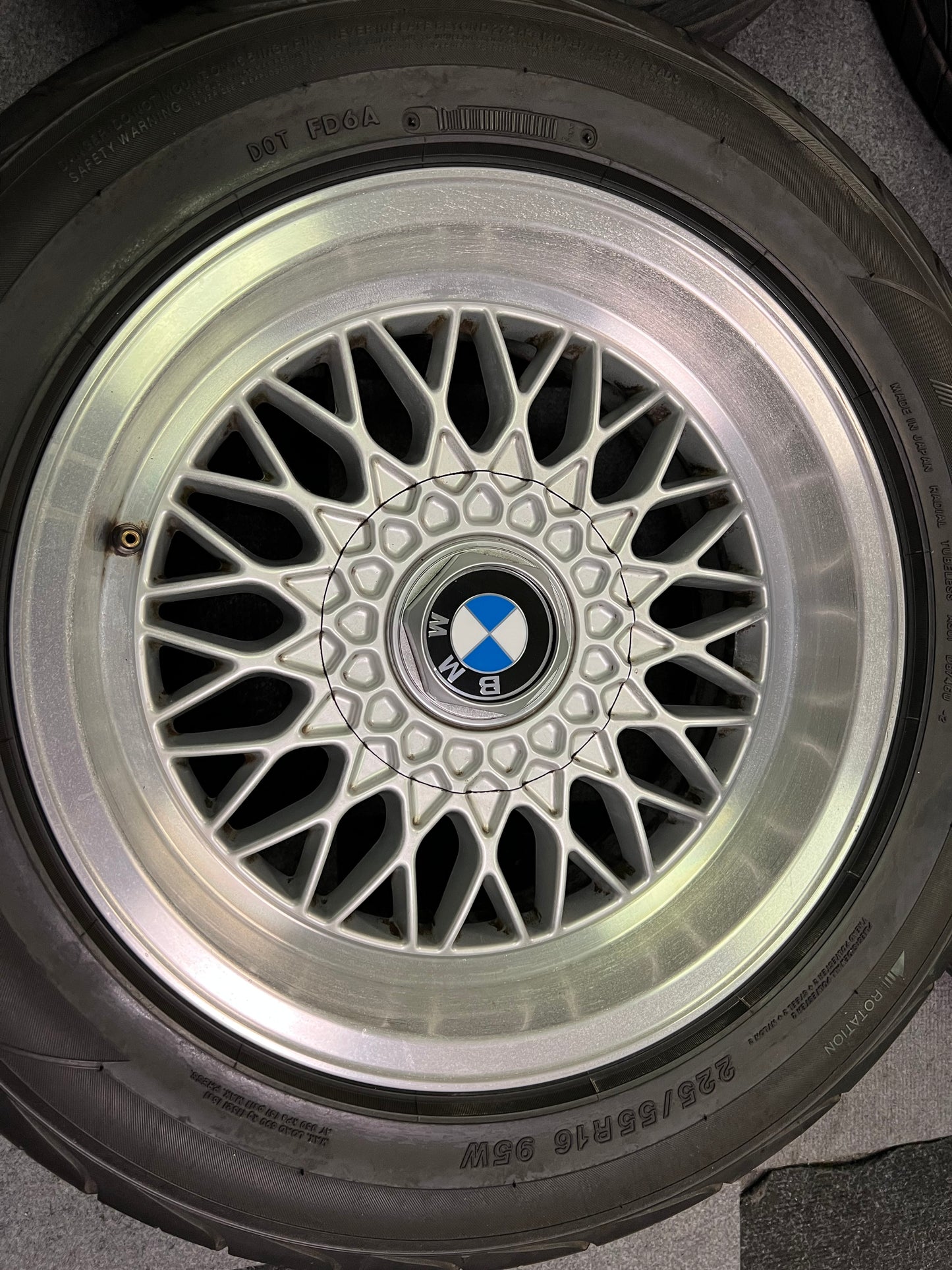 BBS RZ 418 Deep lip 16" et13 5x120 wheels w/ tires