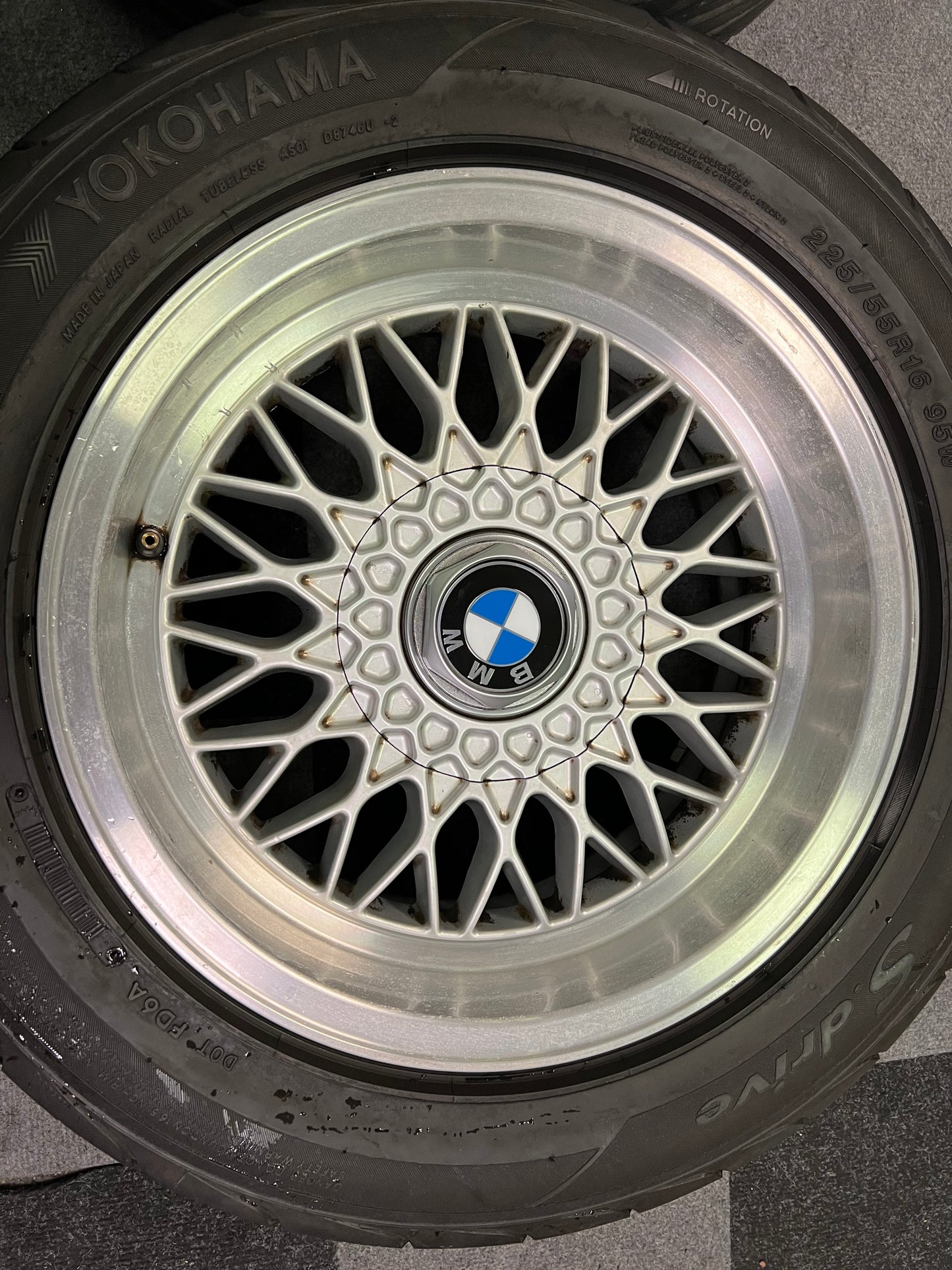 BBS RZ 418 Deep lip 16" et13 5x120 wheels w/ tires
