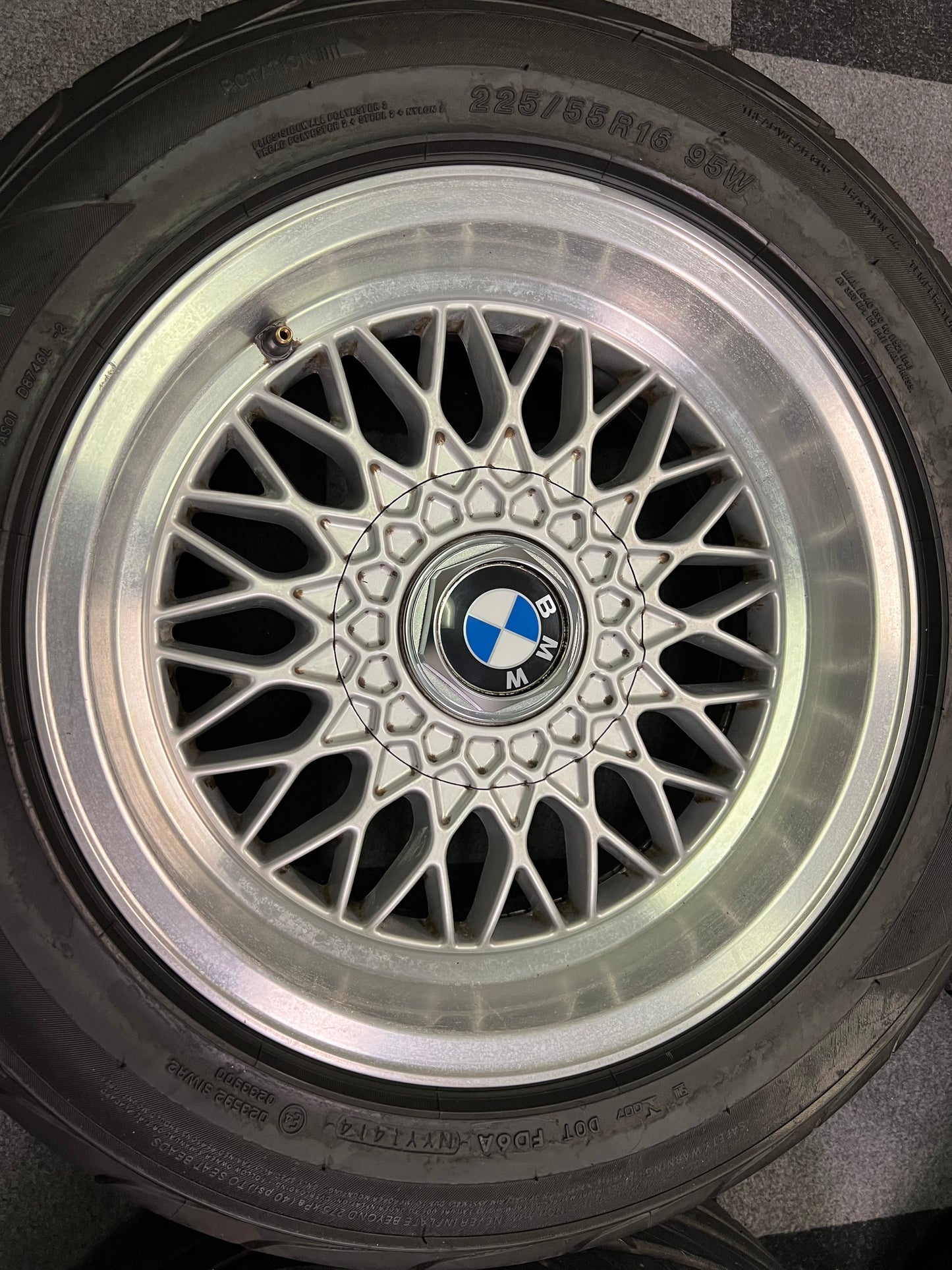 BBS RZ 418 Deep lip 16" et13 5x120 wheels w/ tires