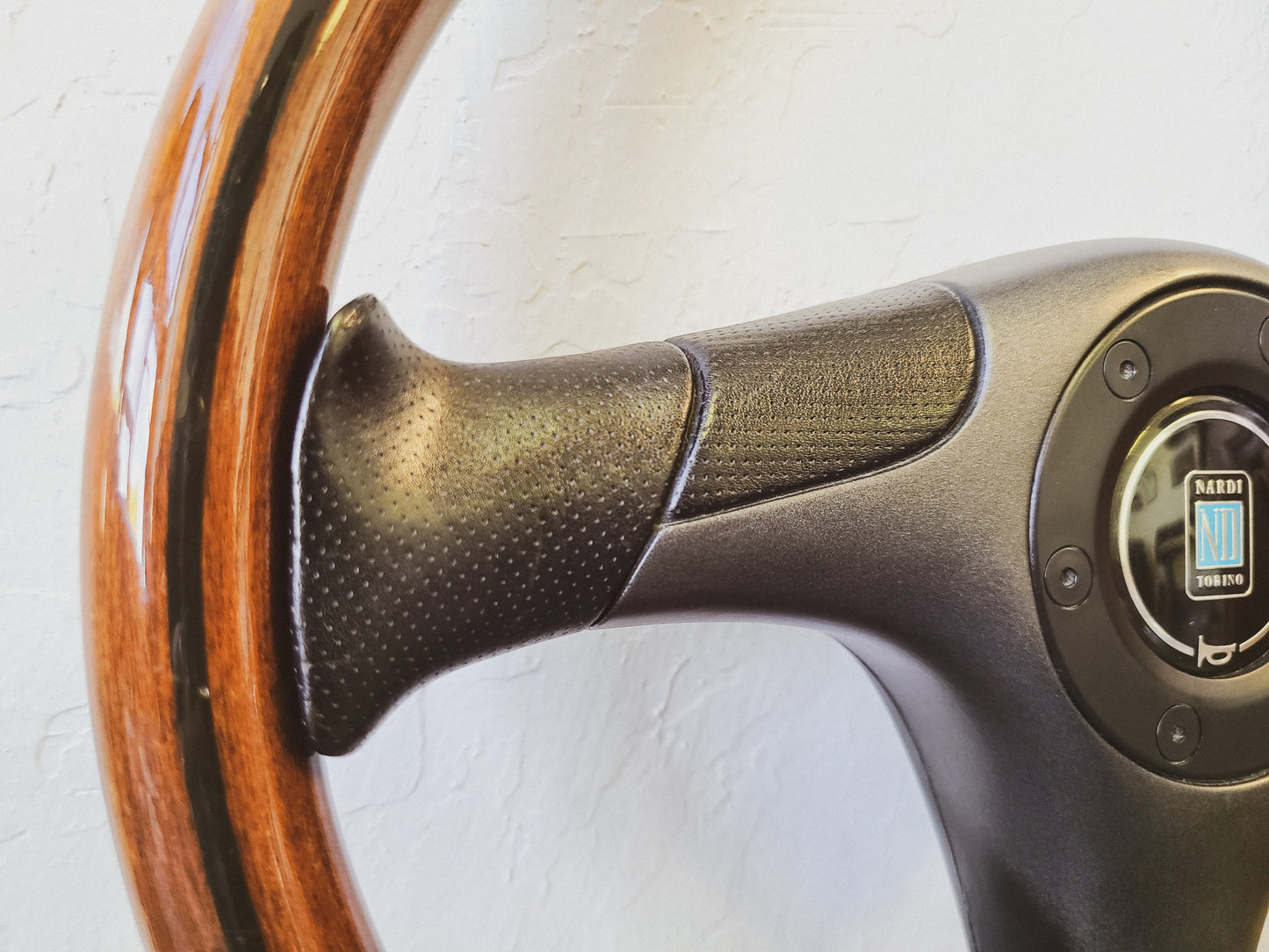 Nardi Torino 3 spoke wood steering wheel