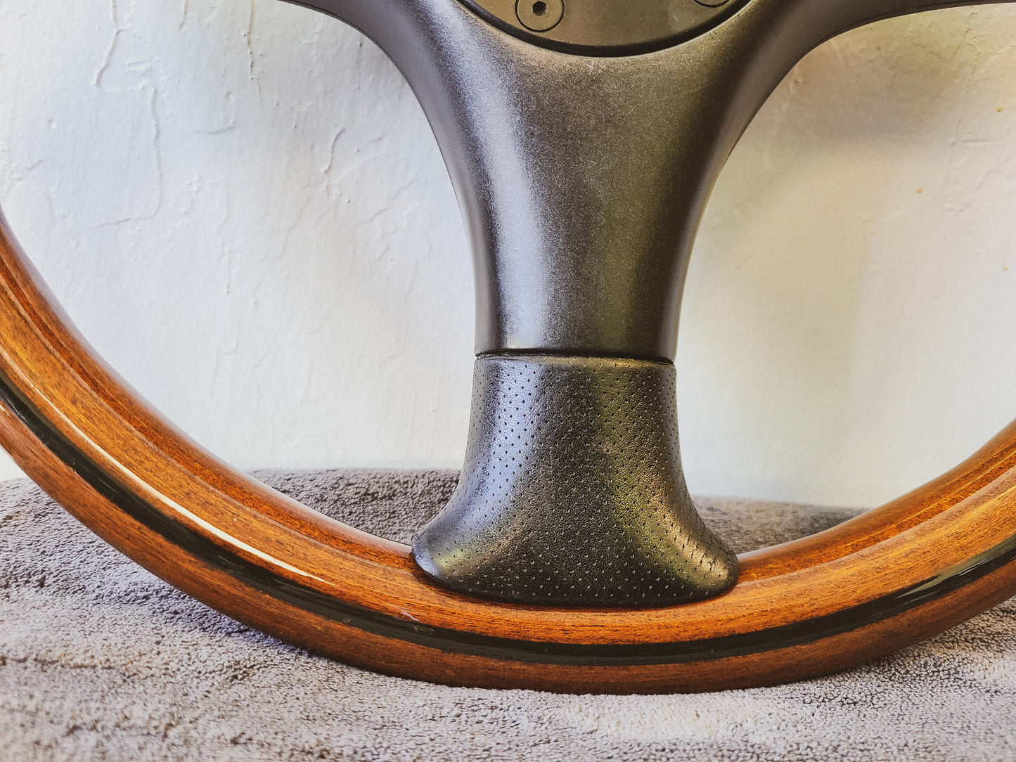 Nardi Torino 3 spoke wood steering wheel