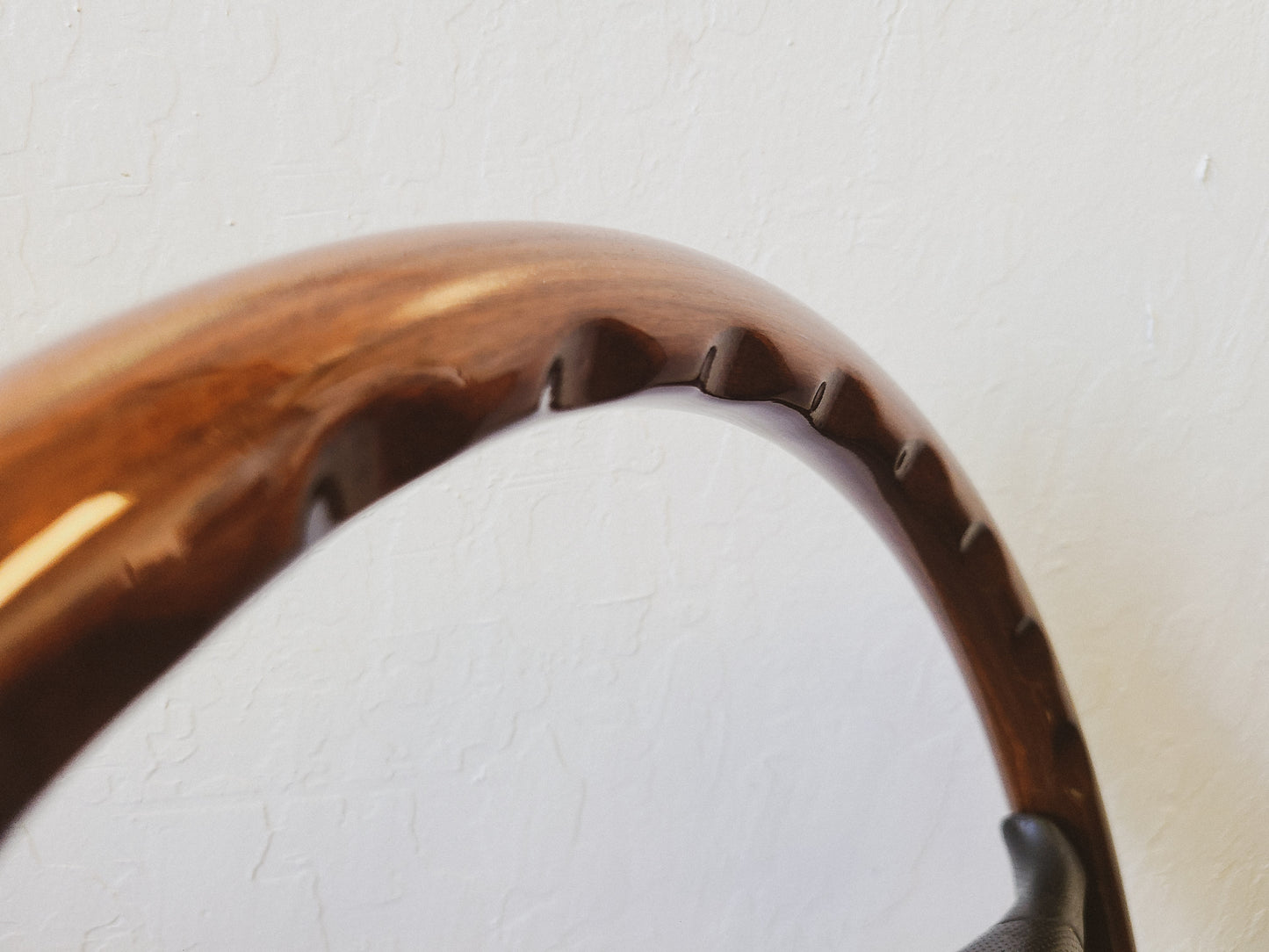 Nardi Torino 3 spoke wood steering wheel
