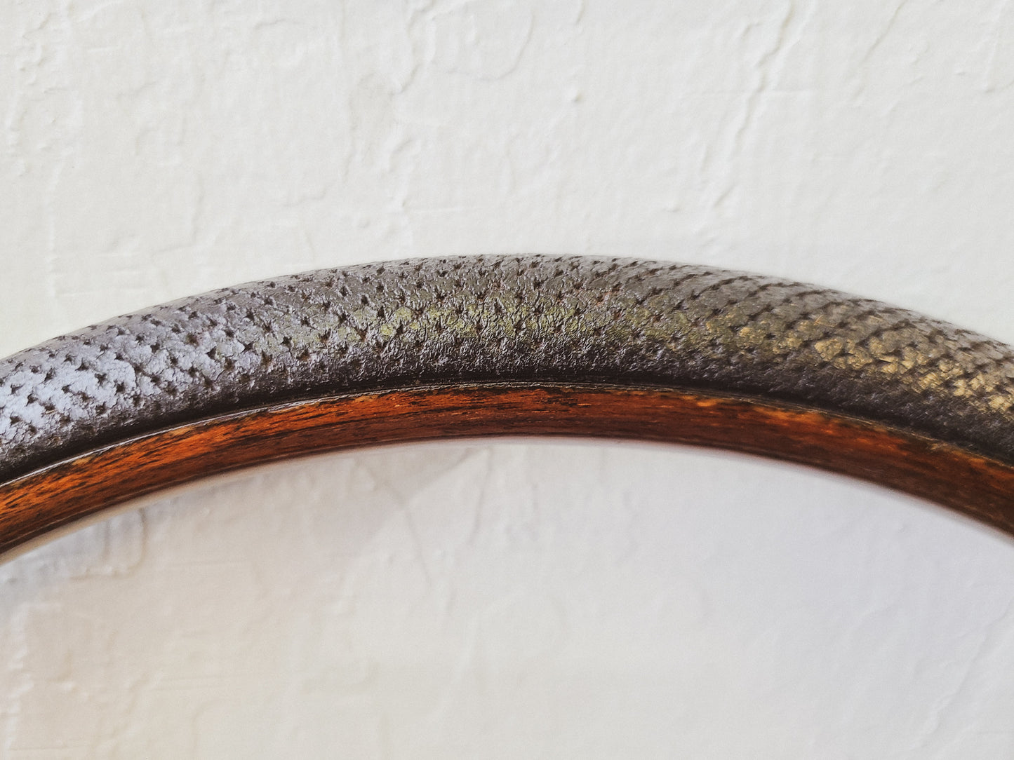 Momo 3 spoke wood+leather 365mm steering wheel