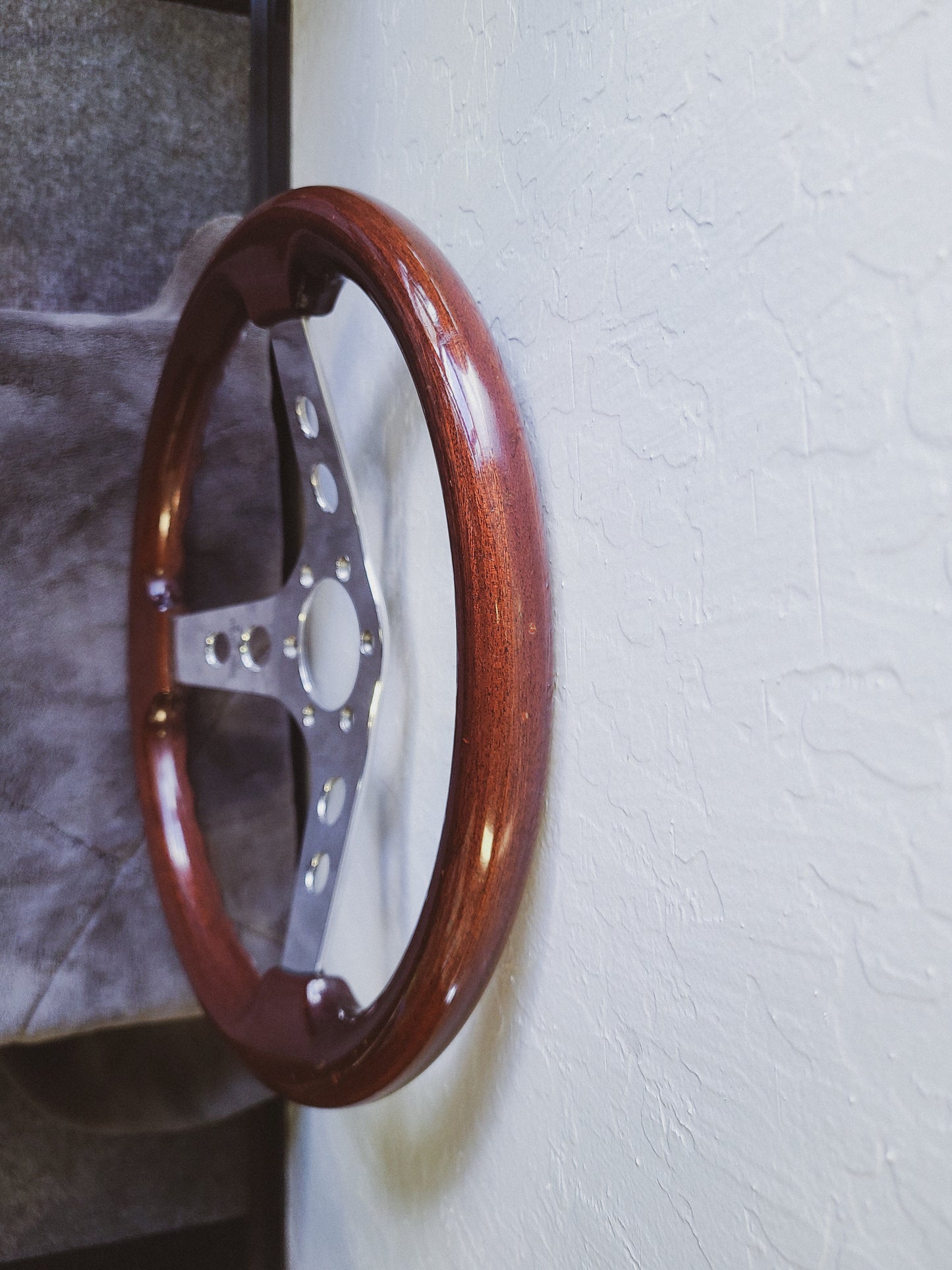 O.B.A 340mm steering wheel
