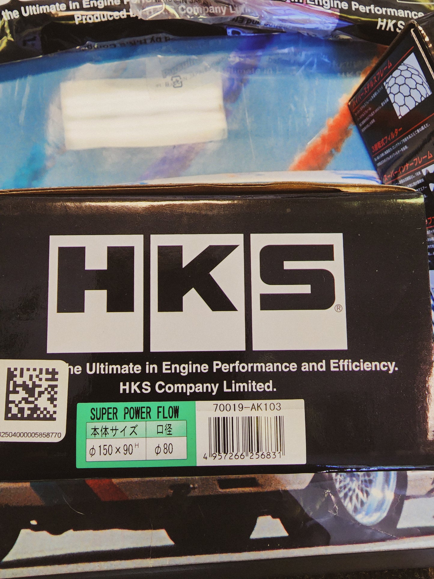 Genuine HKS Superpower flow air filter 3" 80mm HKS 150-80