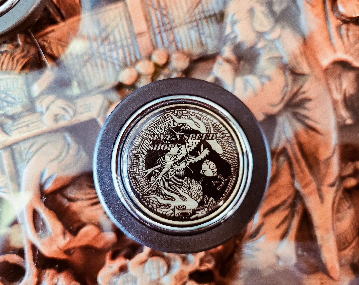 Seven Speed Shop "Dragon" Horn Button