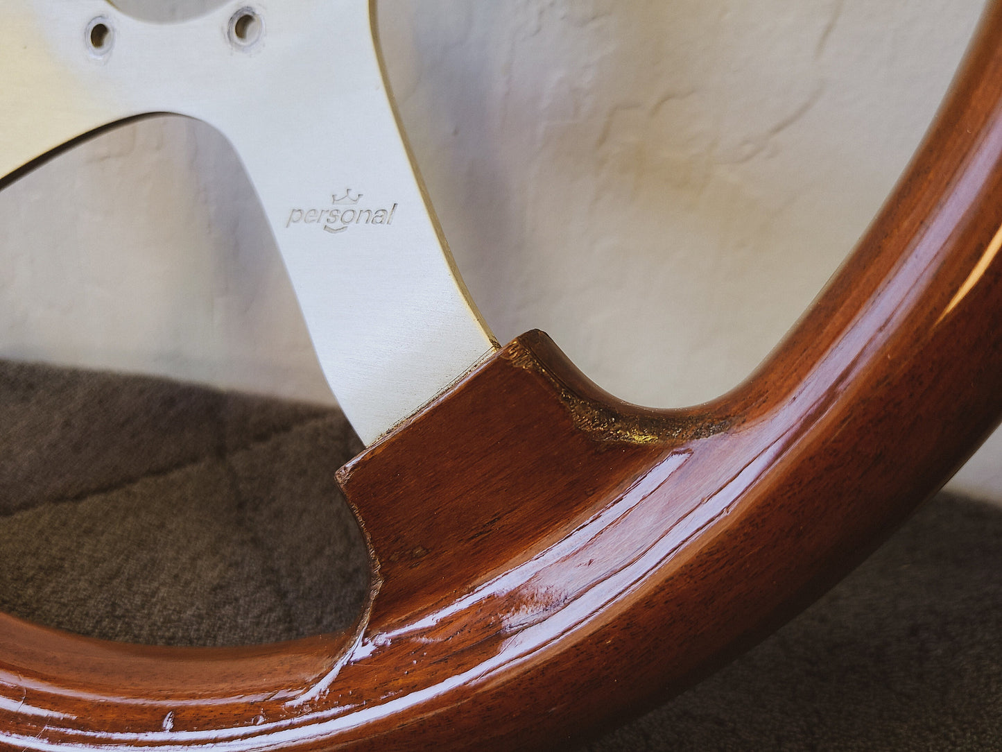 Personal 4 spoke 350mm wood steering by Nardi