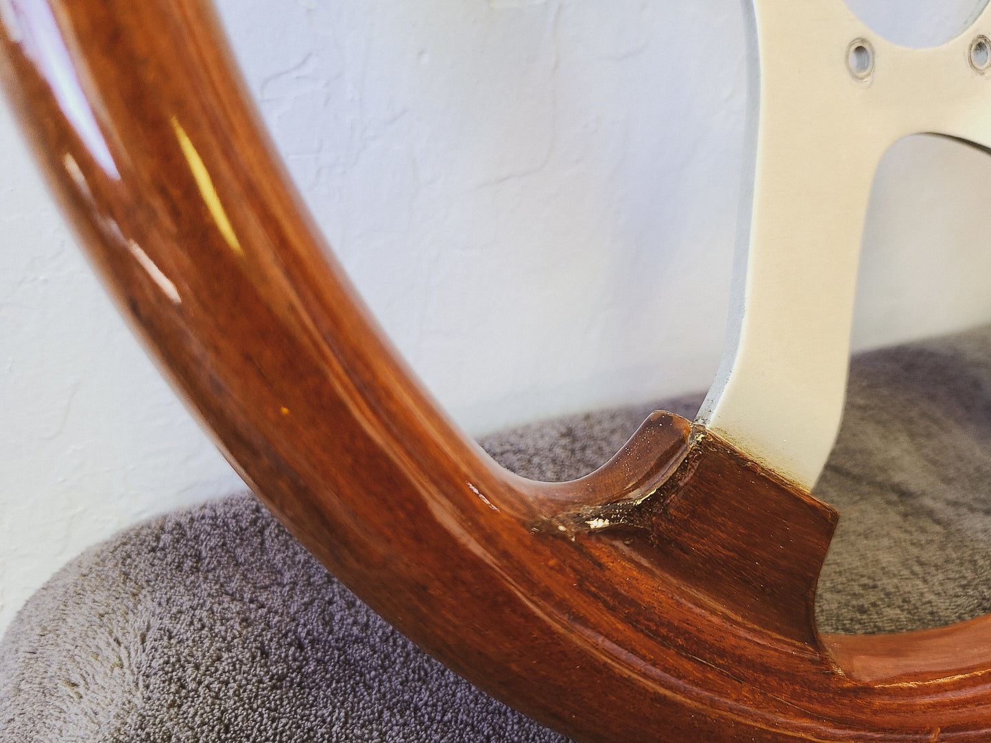 Personal 4 spoke 350mm wood steering by Nardi