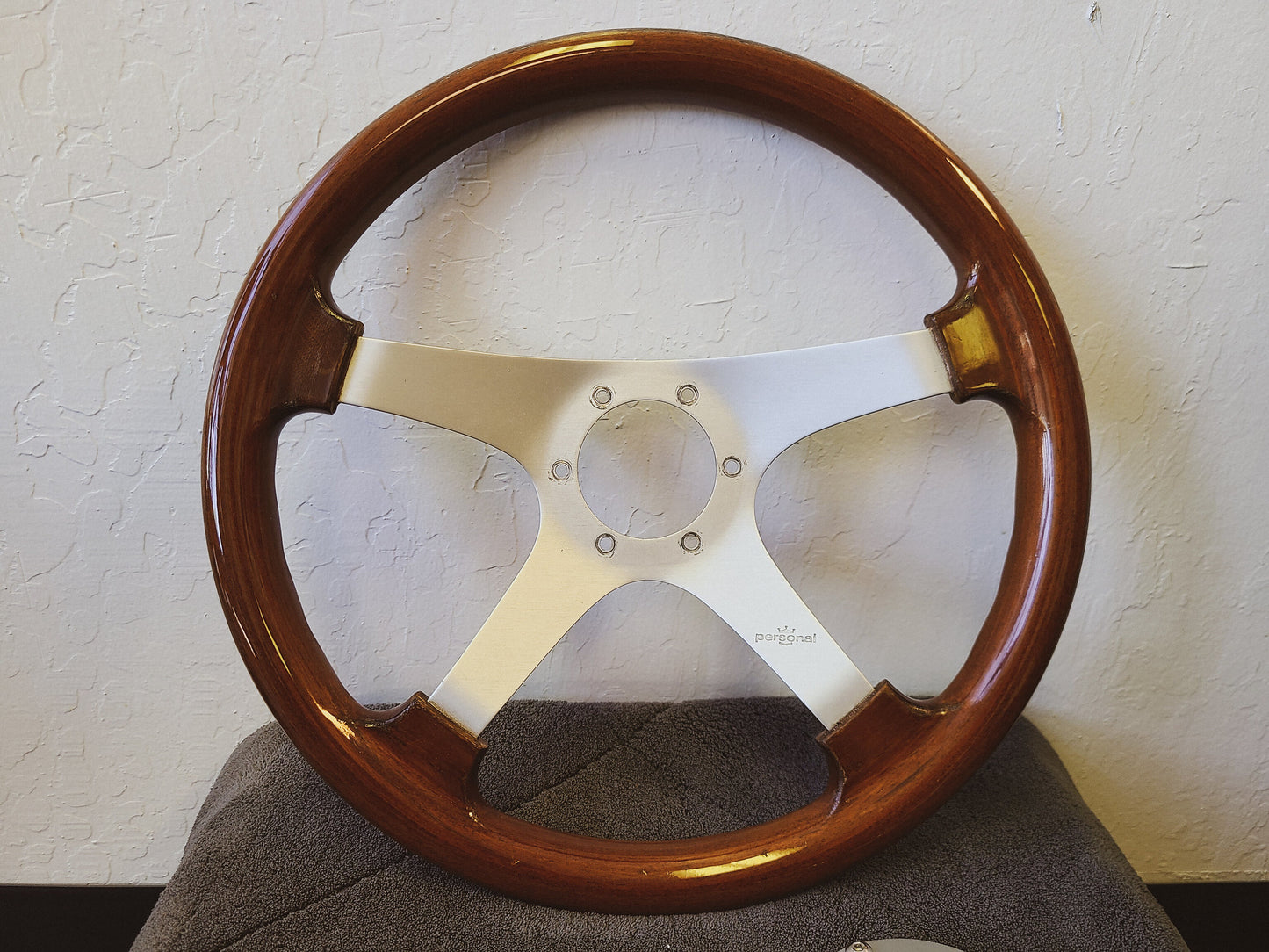 Personal 4 spoke 350mm wood steering by Nardi