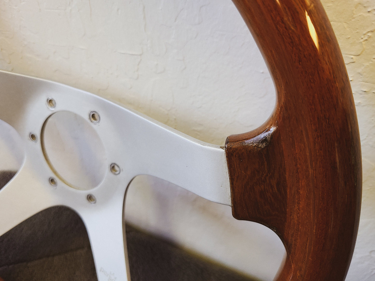 Personal 4 spoke 350mm wood steering by Nardi