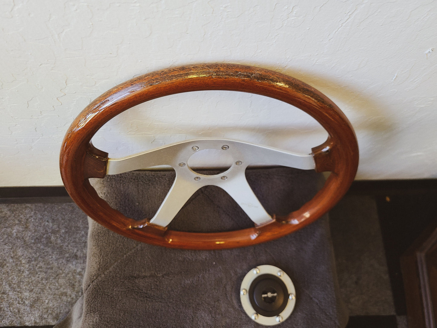 Personal 4 spoke 350mm wood steering by Nardi