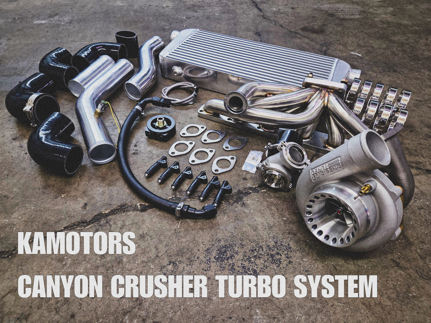 Kamotors Canyon Crusher Turbo kit w/ base tune BMW E30 M20 325i