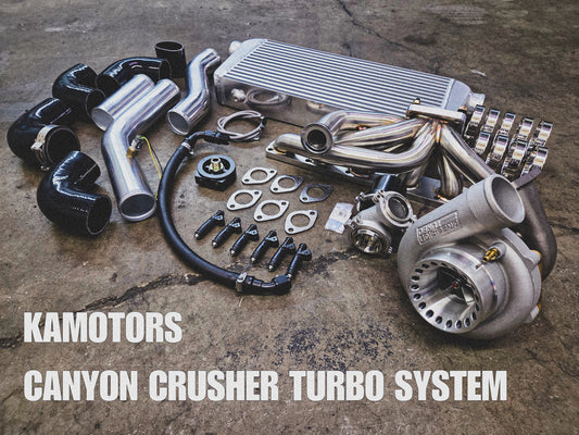 Kamotors Canyon Crusher Turbo kit w/ base tune BMW E30 M20 325i
