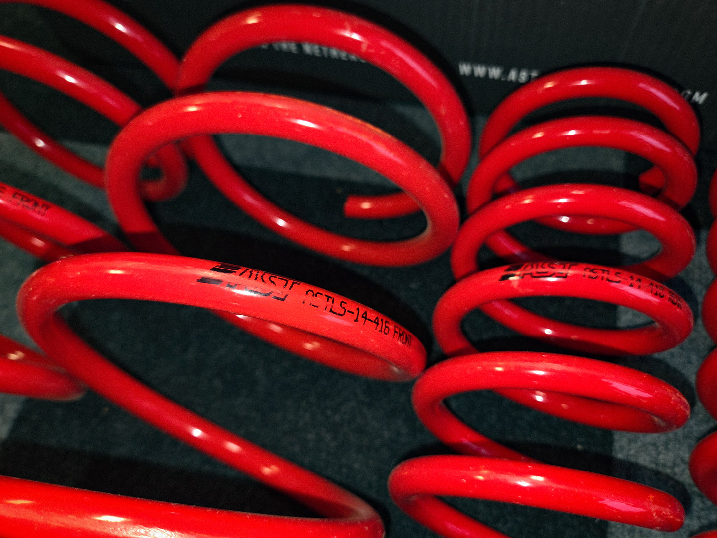 AST BMW E34 lowering springs 6 cyl. 520i 525i 535i 40mm drop