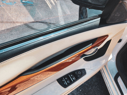 BMW F02 F01 inner door handle snap on upgraded cover 760li 750li 740li 740i 750i