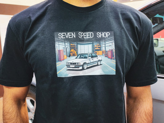 BMW E32 7 series pixel shirt