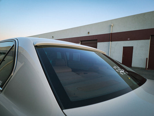 BMW E38 rear window roof spoiler, pre painted