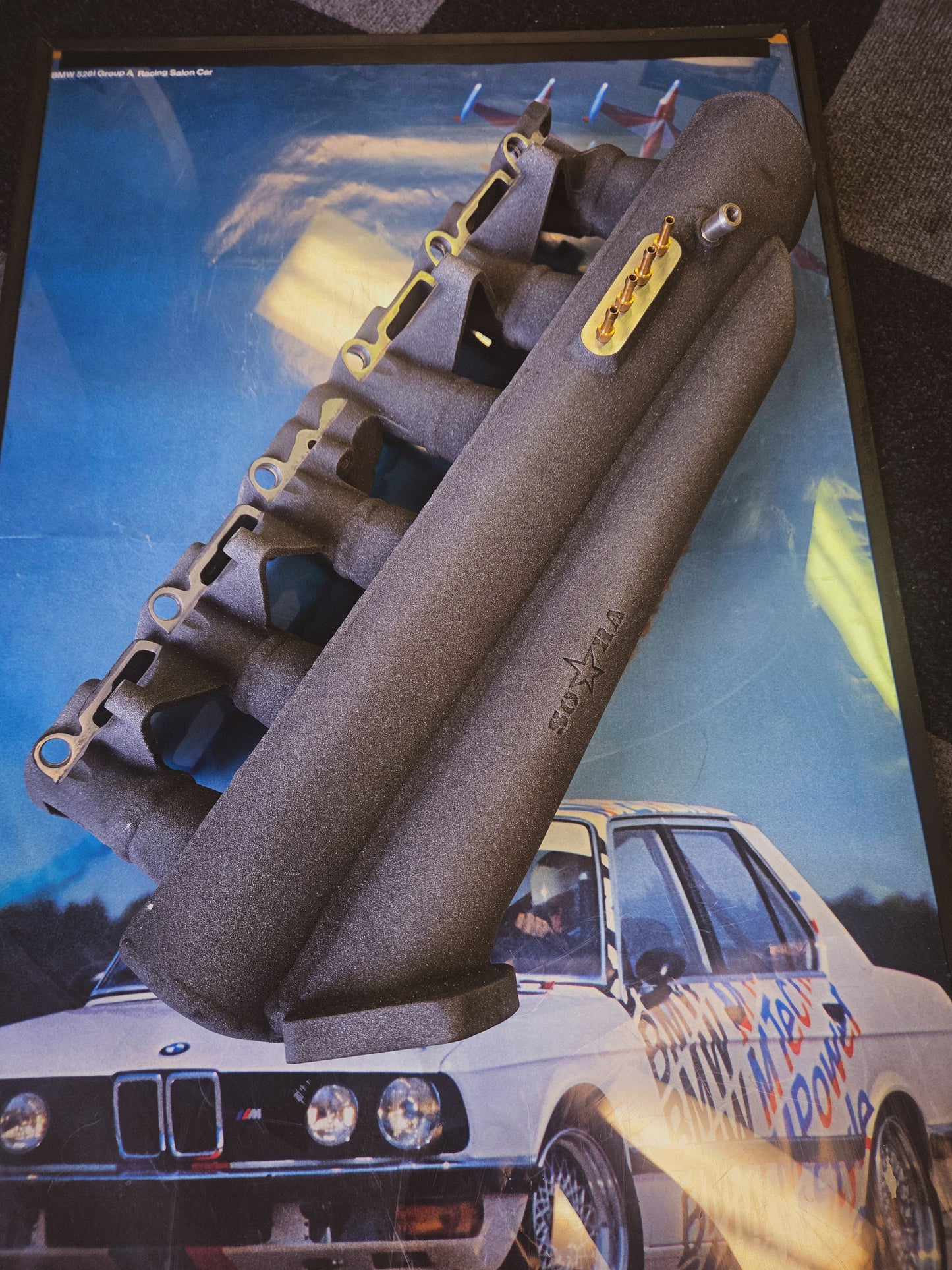 Bmw E30 M20 dual plenum turbo intake manifold
