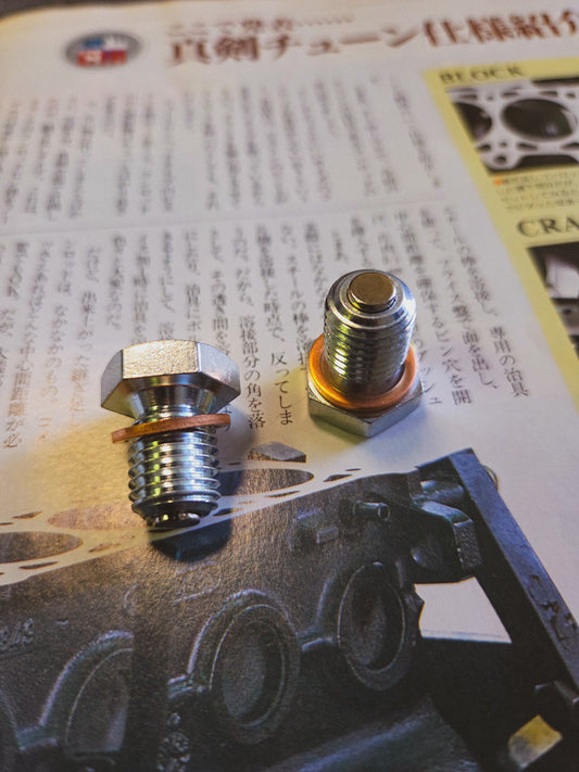 7 speed shop magnetic drain plug m12x1.5