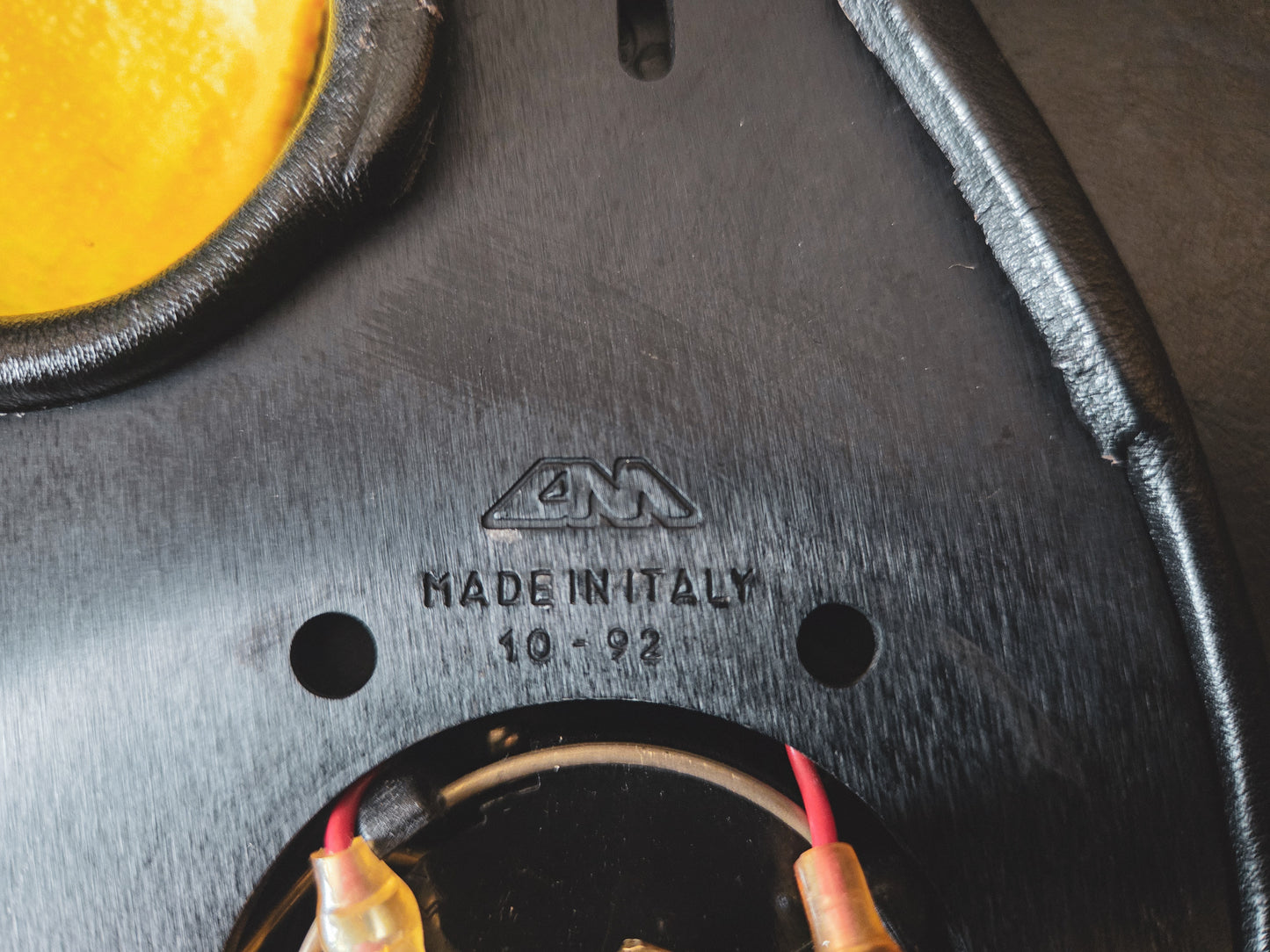 Italvolanti Imola sport 4 spoke leather steering wheel