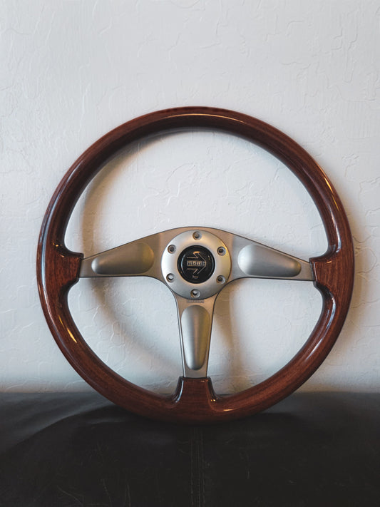 Momo certo 3 spoke wood 365mm steering wheel