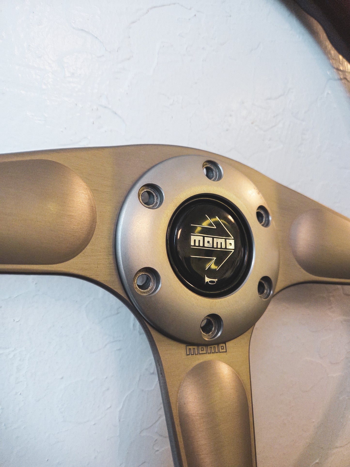 Momo certo 3 spoke wood 365mm steering wheel