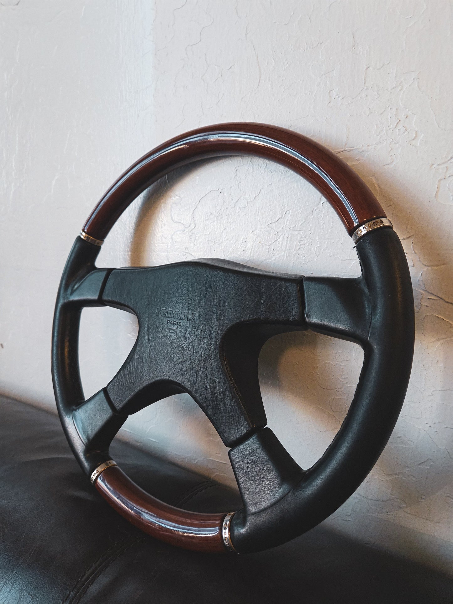 Renoma Paris wood grain steering wheel