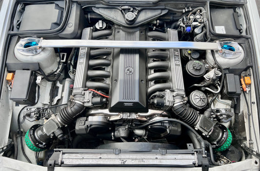 BMW E32 cold air intake M70 V12 7 Speed Shop HKS Performance Intake Kit E32 750iL
