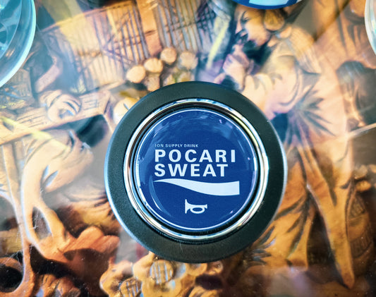 7 speed shop Pocari Sweat horn button