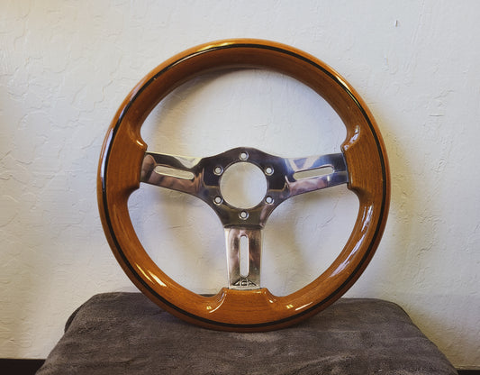 O.B.A wood steering wheel 325mm