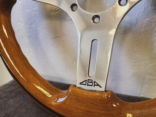O.B.A wood steering wheel 325mm
