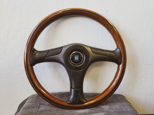 Nardi Torino 3 spoke wood steering wheel