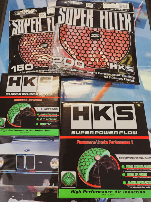 Genuine HKS Superpower flow air filter 3" 80mm HKS 150-80