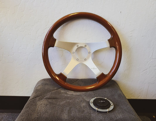 Personal 4 spoke 350mm wood steering by Nardi